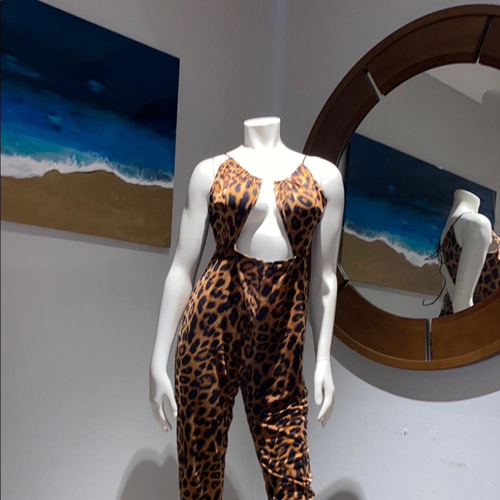 Leopard Print Jumpsuit